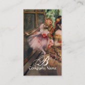 TANZSCHULE ,BALLERINA BALLETTANKER IN PINK VISITENKARTE (Rückseite)