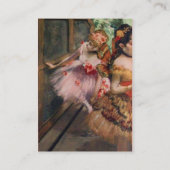 TANZSCHULE ,BALLERINA BALLETTANKER IN PINK VISITENKARTE (Rückseite)