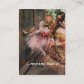 TANZSCHULE ,BALLERINA BALLETTANKER IN PINK VISITENKARTE (Rückseite)