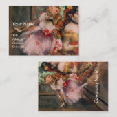 TANZSCHULE ,BALLERINA BALLETTANKER IN PINK VISITENKARTE (Vorne/Hinten)