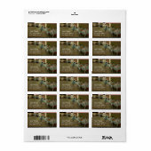 TANZSCHULE/BALLERINA BALLETTE-TANKER IN BLAU ADRESSAUFKLEBER (Vorne)