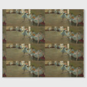 TANZSCHULE/BALLERINA BALLETTE TANKER IN BLAU GESCHENKPAPIER (Flach)