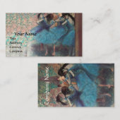 TANZSCHULE/BALLERINA BALLETTE TANKER IN BLAU VISITENKARTE (Vorne/Hinten)