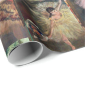 TANZSCHULE/BALLERINA BALLETTER IN PINK GESCHENKPAPIER (Rolleneckpunkt)