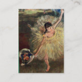 TANZSCHULE / BALLERINA BALLETTER VISITENKARTE (Rückseite)