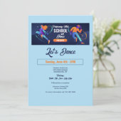 Tanzschule Einladung (Stehend Vorderseite)