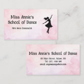 Tanzschule Visitenkarte (Vorne/Hinten)