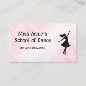Tanzschule Visitenkarte (Vorderseite)