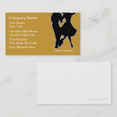 Tanzschule-Visitenkarten Visitenkarte (Vorne/Hinten)