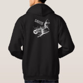 Tanzschwarzer Hoodie (kundengerecht) (Rückseite)