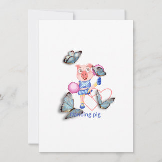 Tanzschwein Einladung