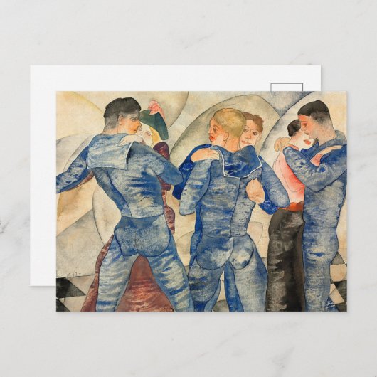 Tanzsegler Postkarte (Vorne/Hinten)