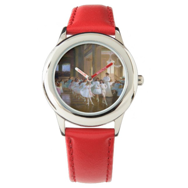 Tanzshow (Ballettklasse für junge Tänzer) Armbanduhr (Vorderseite)