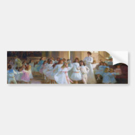 Tanzshow (Ballettklasse für junge Tänzer) Autoaufkleber