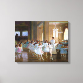 Tanzshow (Ballettklasse für junge Tänzer) Leinwanddruck