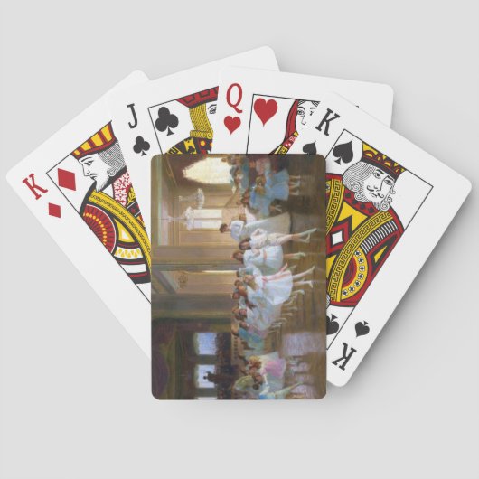 Tanzshow (Ballettklasse für junge Tänzer) Spielkarten (Rückseite)