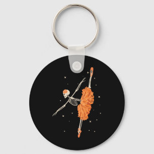 Tanzskeleton Ballerina Ballerina Tanz Halloween Schlüsselanhänger