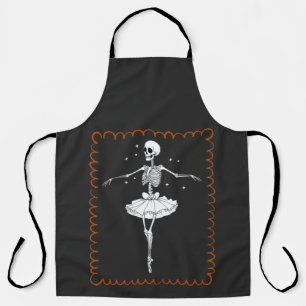Tanzskeleton Ballerina - Spooky Halloween Schürze