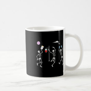 Tanzskeleton Funny Nurse Skeleton Halloween He Kaffeetasse
