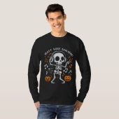 Tanzskeleton Halloween Music Party T - Shirt (Vorne ganz)