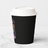 Tanzskeleton Halloween Pumpkin Pappbecher (Links)