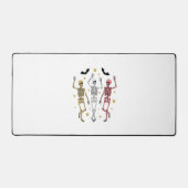 Tanzskeleton Halloween Schreibtischunterlage (Vorderseite)