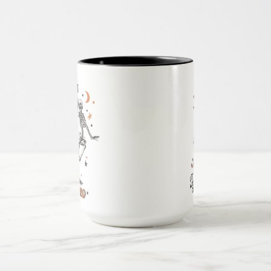 Tanzskeleton Halloween Tasse (Zentrum)