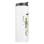 Tanzskeleton Halloween Thermosbecher (Nach links gedreht)