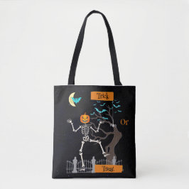 Tanzskeleton Halloween Tote Bag Tasche
