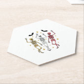 Tanzskeleton Halloween Untersetzer (angewinkelt)