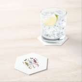 Tanzskeleton Halloween Untersetzer (Vor Ort)