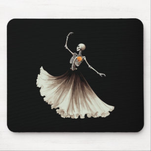 Tanzskeleton Llerina Llet Tanz Halloween Wome Mousepad