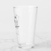 TANZSKELETON MIT HAT BIENENPINST GLAS (Links)
