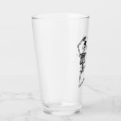 TANZSKELETON MIT HAT BIENENPINST GLAS (Rechts)