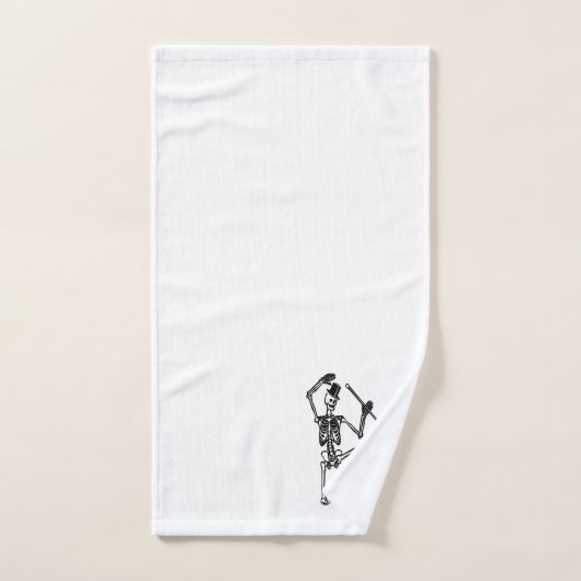 Tanzskelett Badhandtuch Set (Handtuch)
