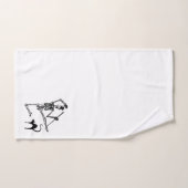Tanzskelett Badhandtuch Set (Handtuch)