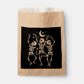 Tanzskelett Frohes Halloween Fall Skull Geschenktütchen (Vorderseite)