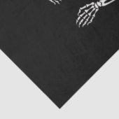 Tanzskelett Frohes Halloween Fall Skull Seidenpapier (Ausschnitt)