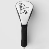 Tanzskelett Golf Headcover (Vorderseite)