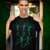 Tanzskelett gruselig gummies Halloween T-Shirt