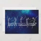 Tanzskelett Halloween-Party Tanz Party cool Einladung (Vorderseite)