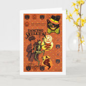 Tanzskelett Karte (Gelbe Blume)