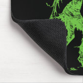 Tanzskelett mit Zombie Green Mousepad (Ecke)