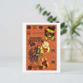 Tanzskelett Postkarte (Stehend Vorderseite)