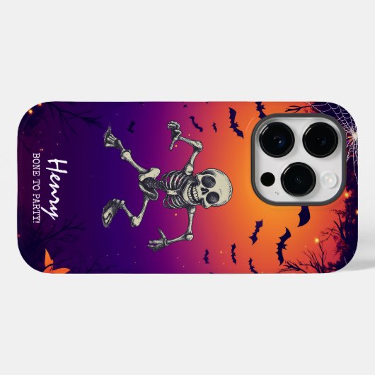 Tanzskelett - Spooky Vibes das ganze Jahr Case-Mate iPhone Hülle (Rückseite (Horizontal))