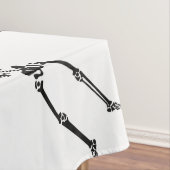 Tanzskelett Tischdecke (Beispiel)