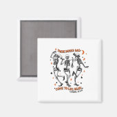 Tanzskelett Trockenknochen Kommen Bibelverse Magnet (Vorderseite/Rückseite)