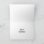 Tanzskelett Weihnachten Karte (Innenseite)