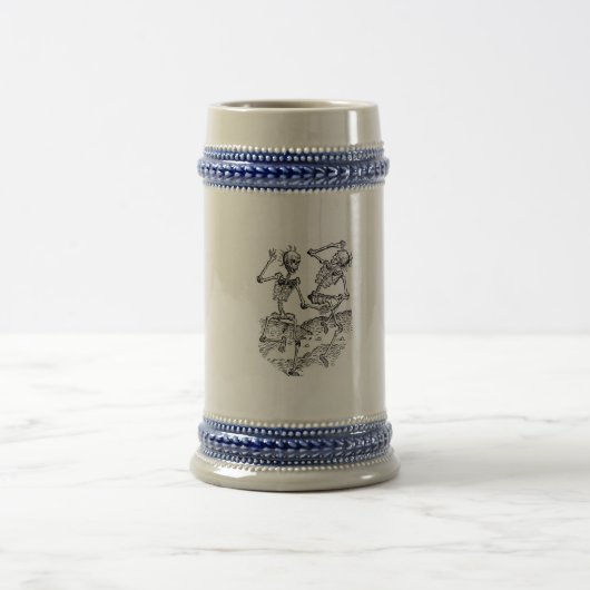 Tanzskelette Beer Stein Tasse (Mittel)