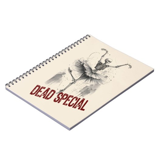 Tanzskelette Dead Special Notebook Notizblock (Linke Seite)